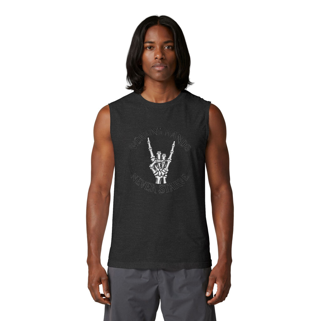 WF Tattoo “Working Hands” Unisex Muscle Tank