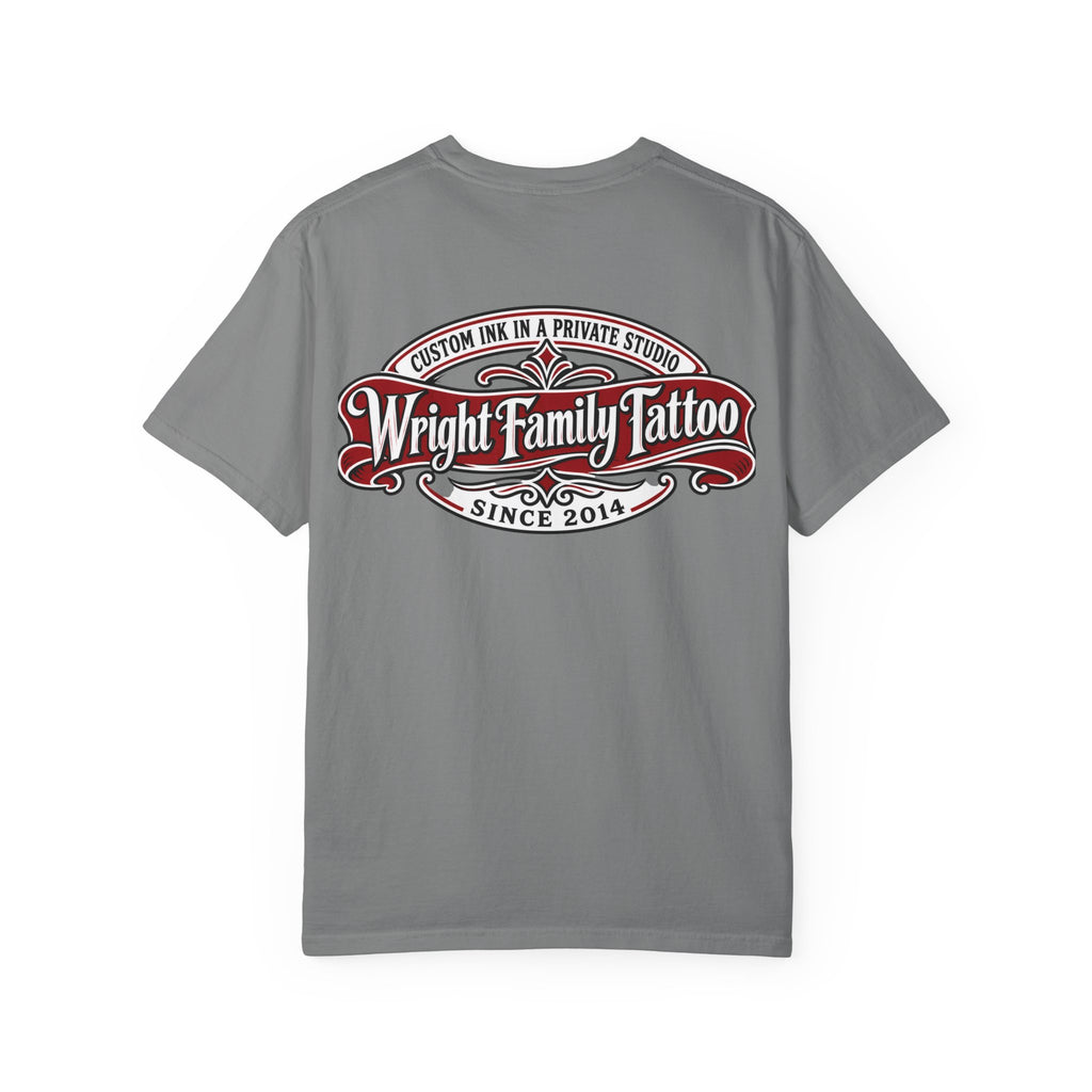 Tattoo Shop T-Shirt — Wright Family Tattoo Logo Tee