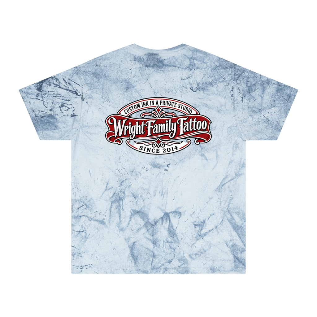 Tattoo Studio Dog Tattoo T-Shirt — Wright Family Tattoo Logo Tee