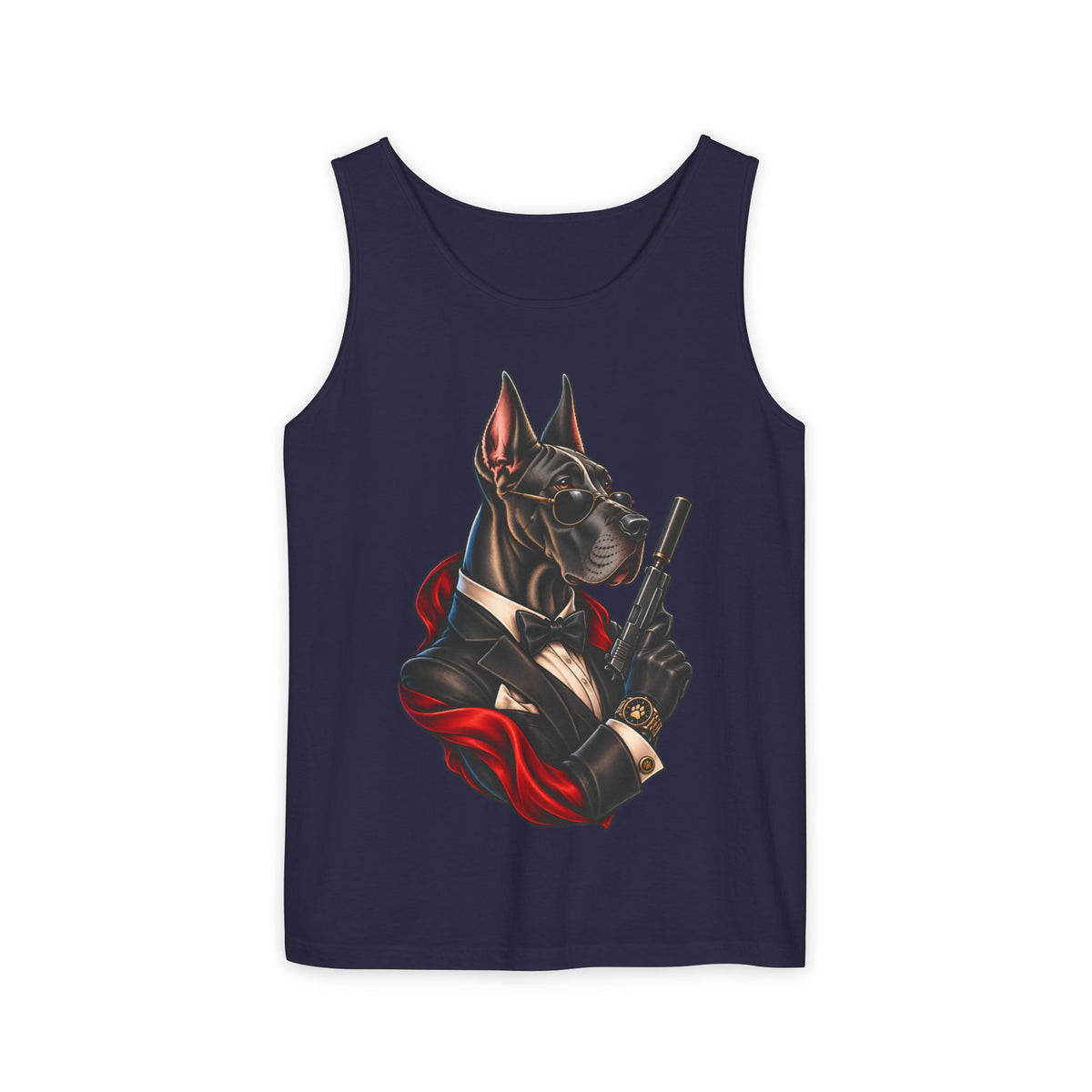 WF Tattoo Great Dane James Bond Tank