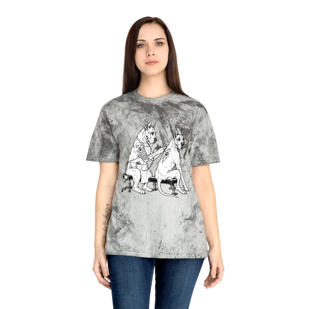 Tattoo Studio Dog Tattoo T-Shirt — Wright Family Tattoo Logo Tee