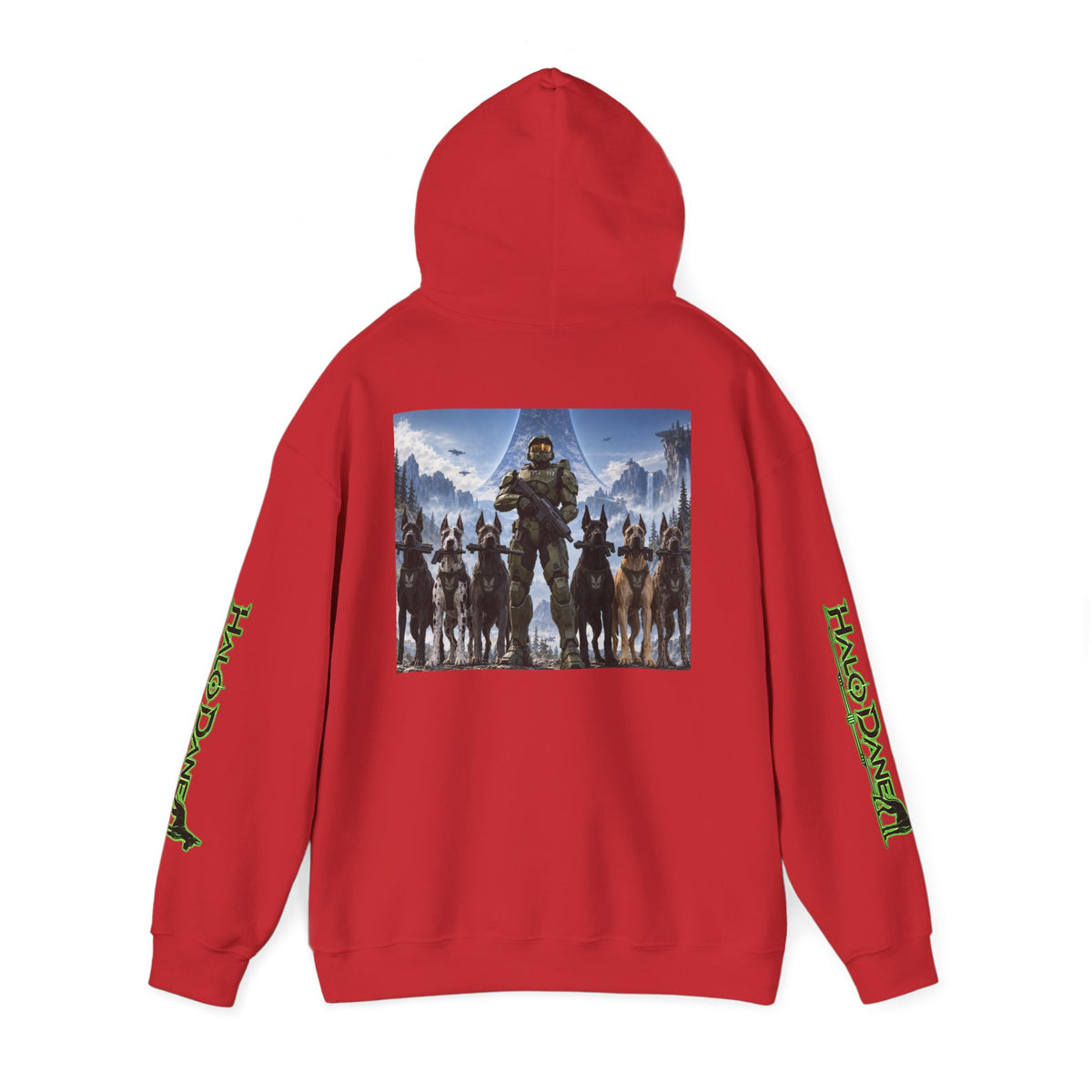 Halo Infinite Master Chief Hoodie — Video Game Dane Squad Pullover