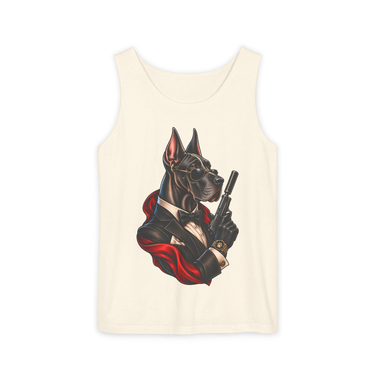 WF Tattoo Great Dane James Bond Tank