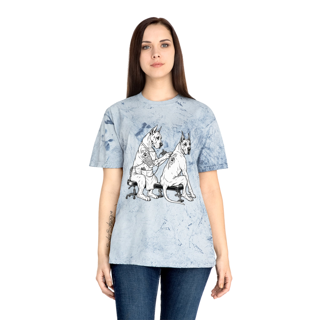 Tattoo Studio Dog Tattoo T-Shirt — Wright Family Tattoo Logo Tee