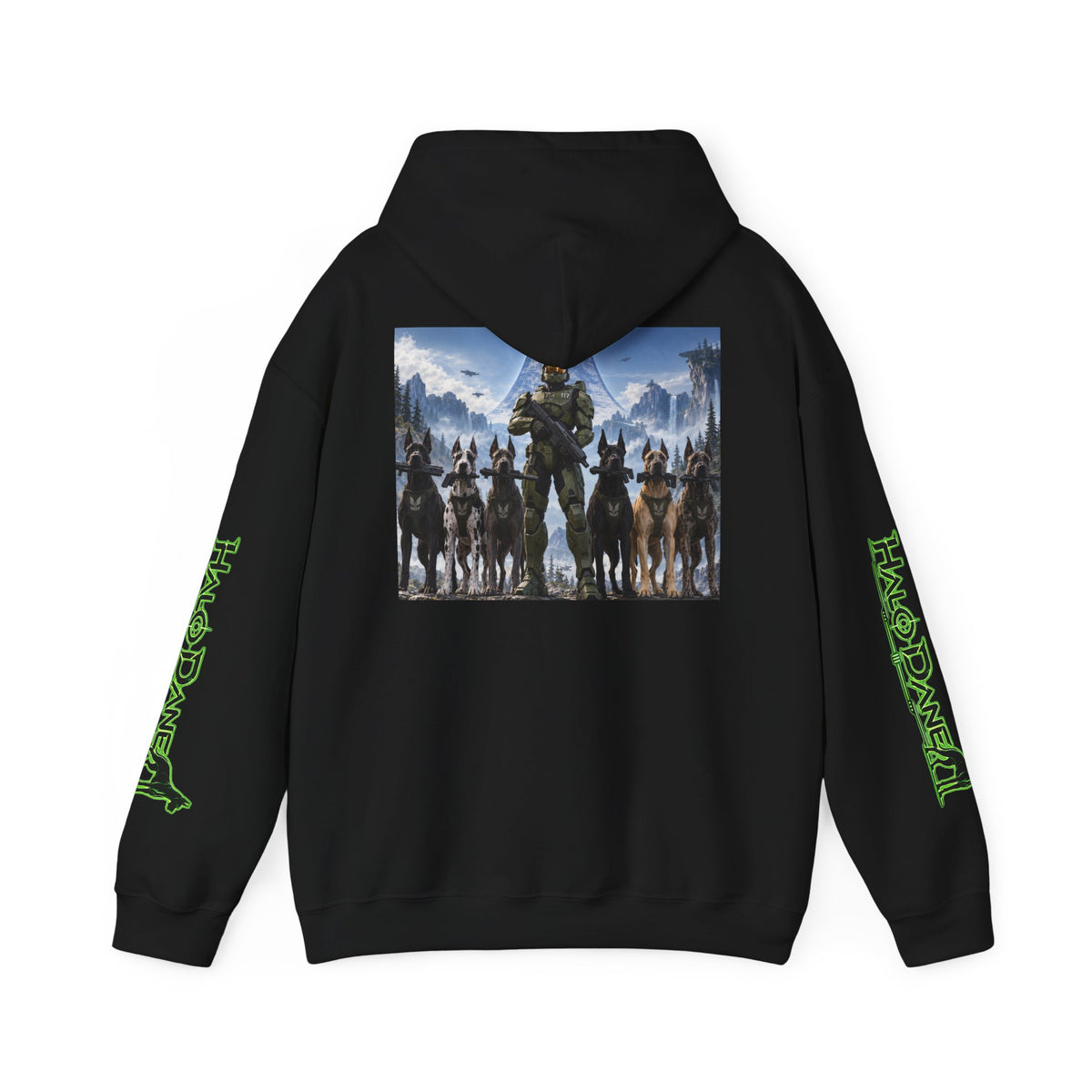 Halo Infinite Master Chief Hoodie — Video Game Dane Squad Pullover