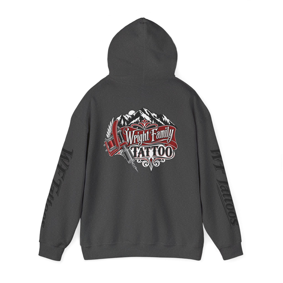 Wright Family Tattoo Hoodie — Vintage Shop Logo Pullover