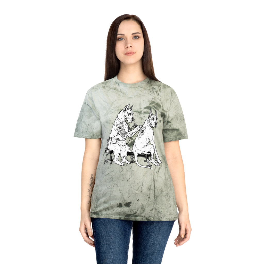 Tattoo Studio Dog Tattoo T-Shirt — Wright Family Tattoo Logo Tee
