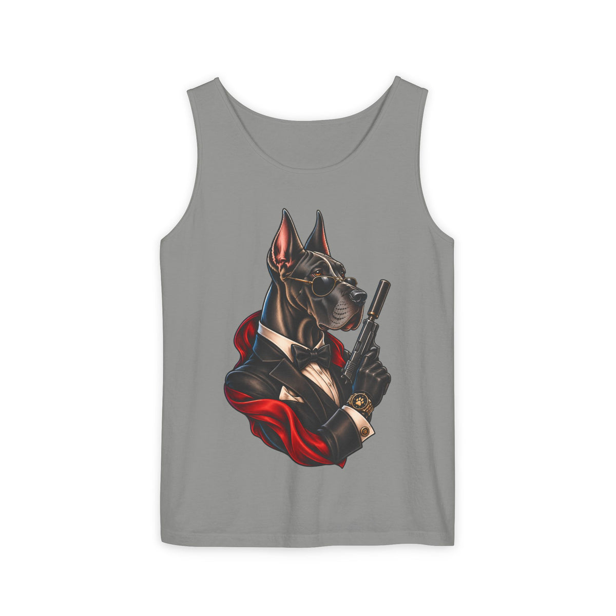 WF Tattoo Great Dane James Bond Tank