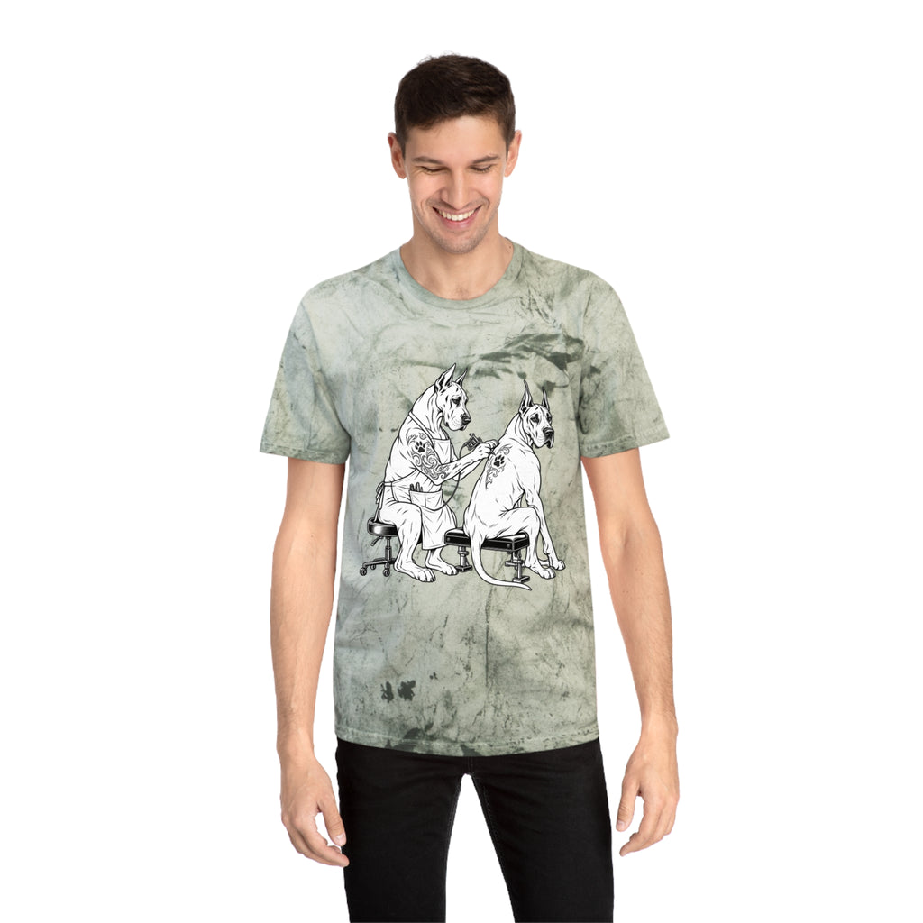 Tattoo Studio Dog Tattoo T-Shirt — Wright Family Tattoo Logo Tee