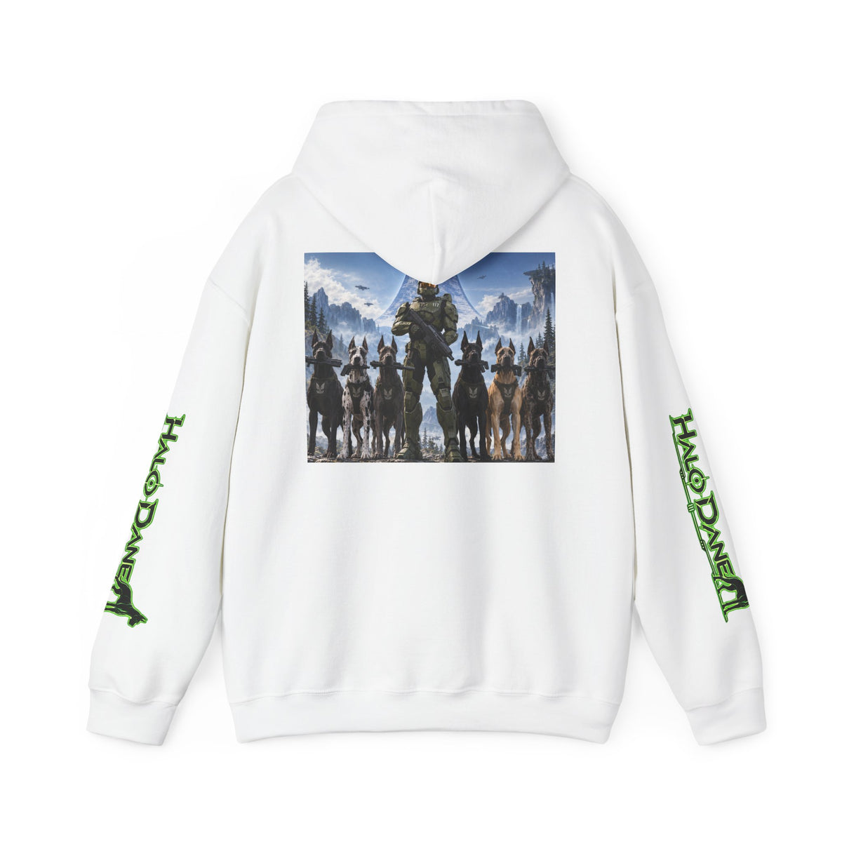 Halo Infinite Master Chief Hoodie — Video Game Dane Squad Pullover