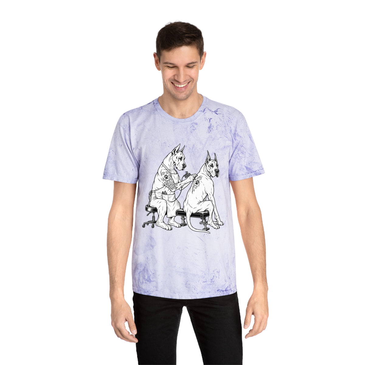 Tattoo Studio Dog Tattoo T-Shirt — Wright Family Tattoo Logo Tee