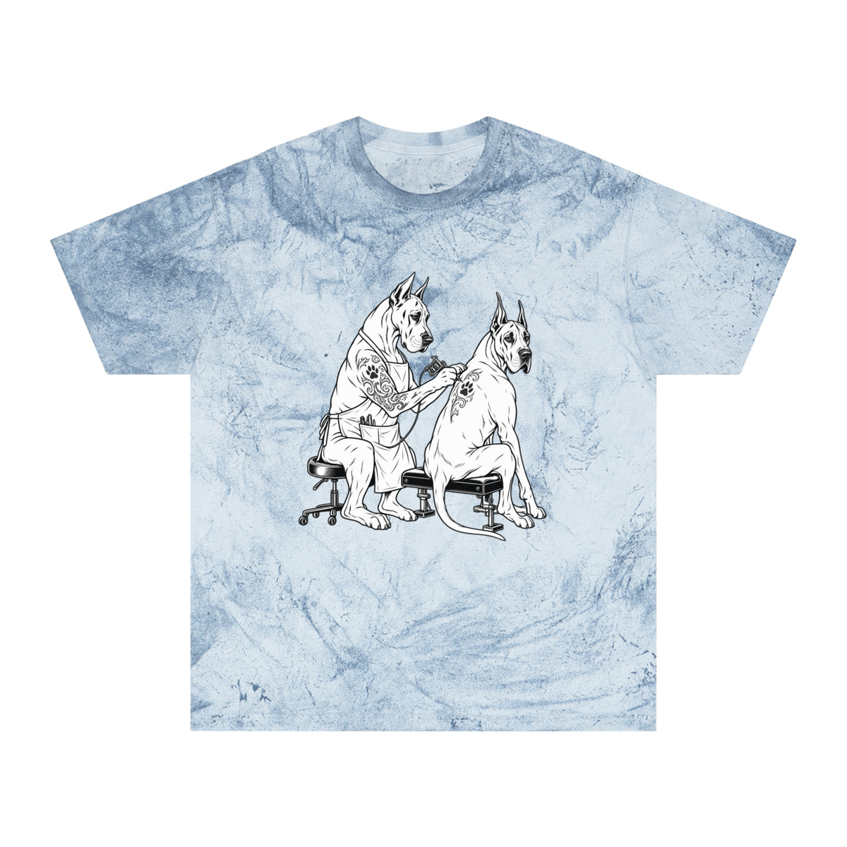 Tattoo Studio Dog Tattoo T-Shirt — Wright Family Tattoo Logo Tee