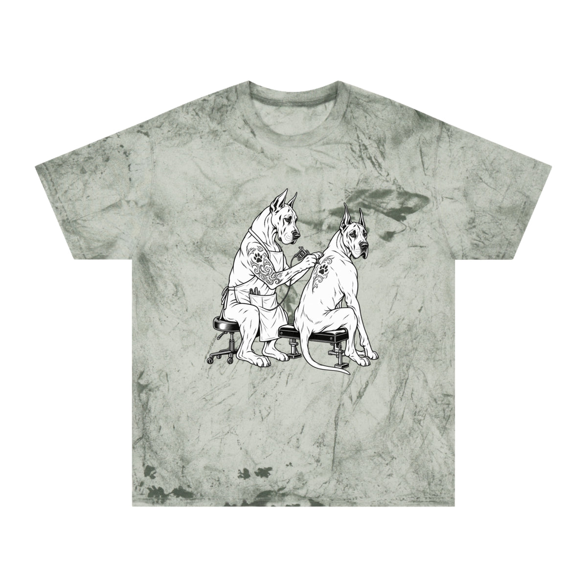 Tattoo Studio Dog Tattoo T-Shirt — Wright Family Tattoo Logo Tee