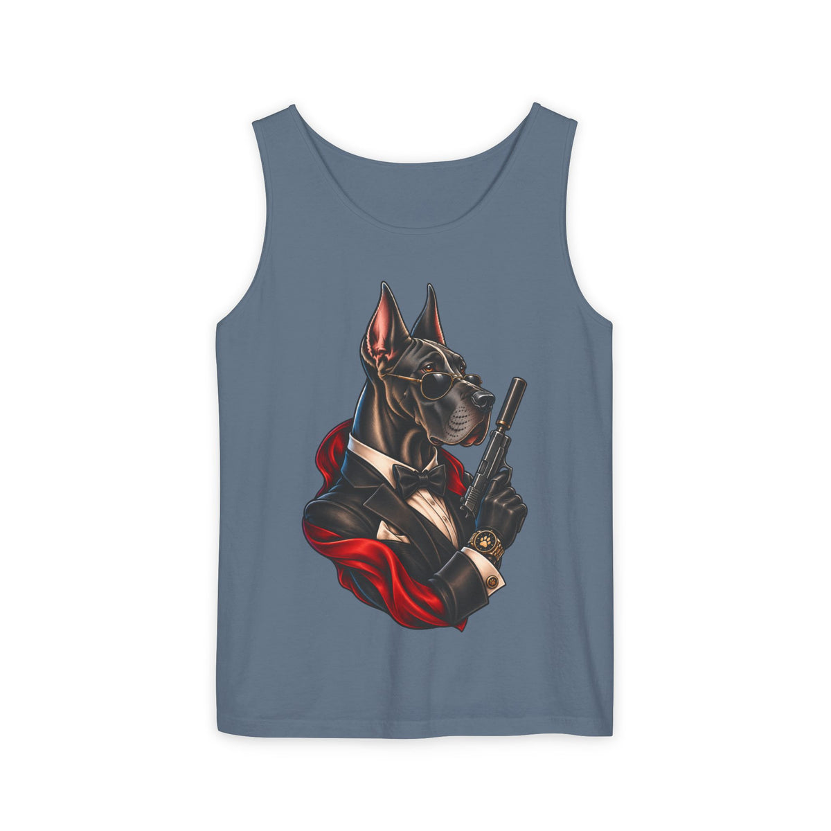 WF Tattoo Great Dane James Bond Tank