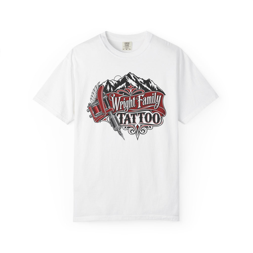 Tattoo Shop T-Shirt — Wright Family Tattoo Logo Tee