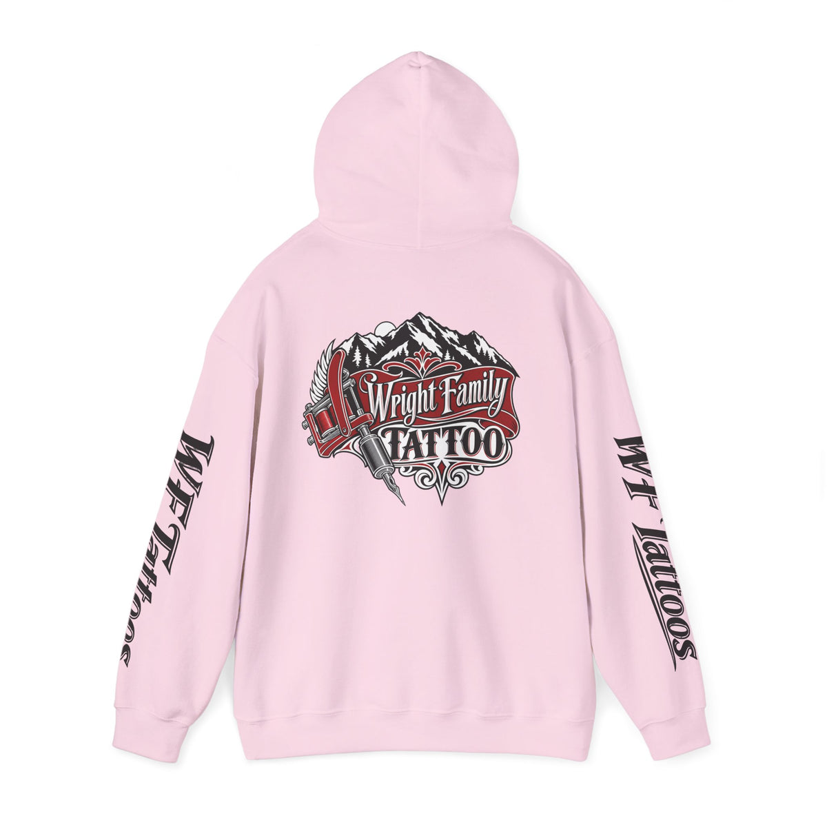 Wright Family Tattoo Hoodie — Vintage Shop Logo Pullover