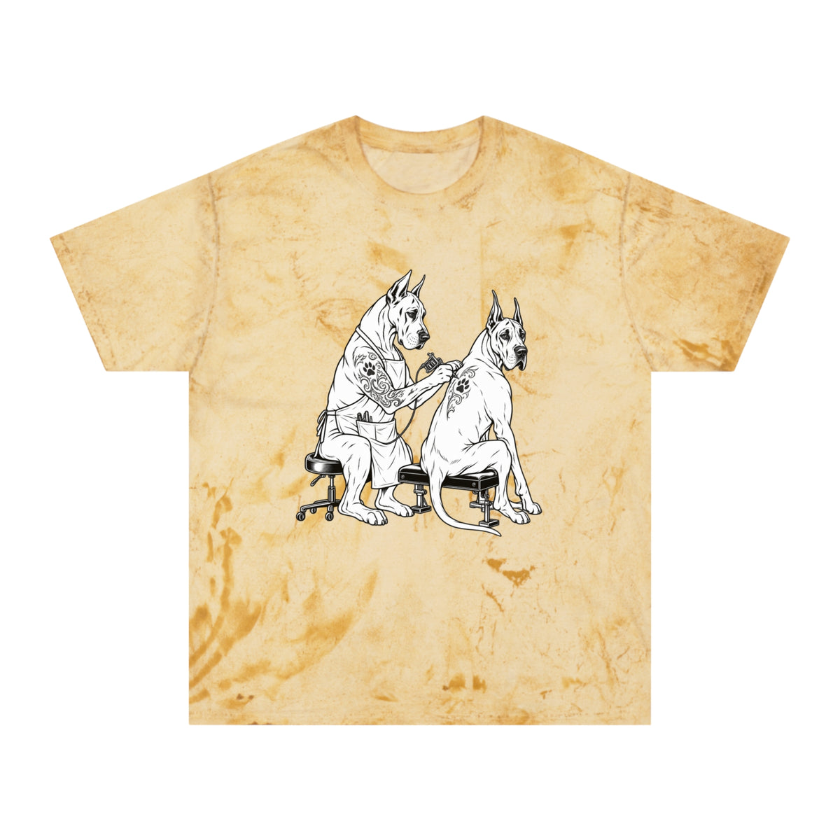Tattoo Studio Dog Tattoo T-Shirt — Wright Family Tattoo Logo Tee