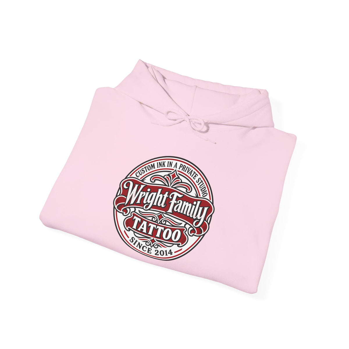Wright Family Tattoo Hoodie — Vintage Shop Logo Pullover