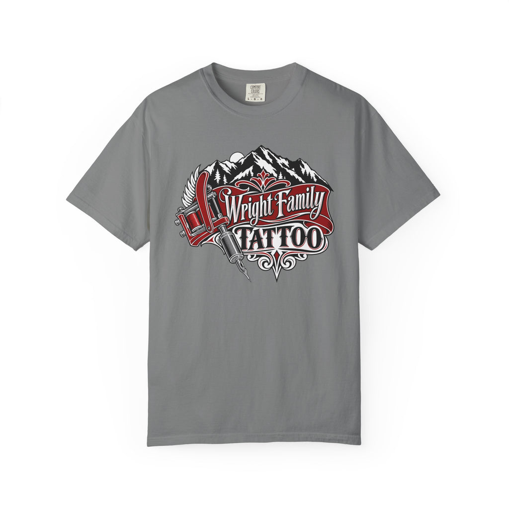 Tattoo Shop T-Shirt — Wright Family Tattoo Logo Tee