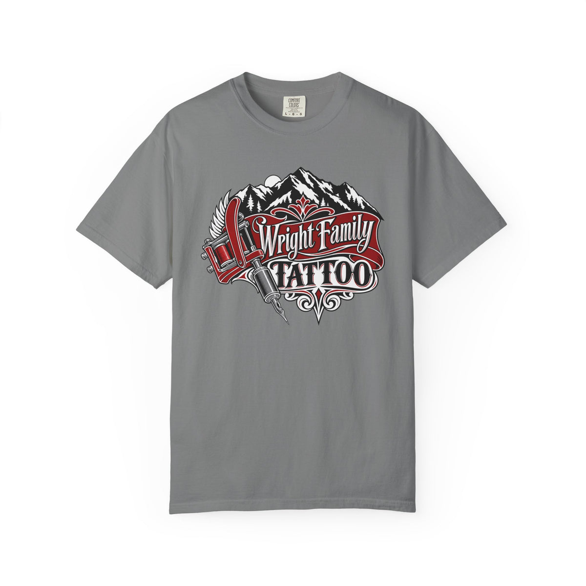 Tattoo Shop T-Shirt — Wright Family Tattoo Logo Tee