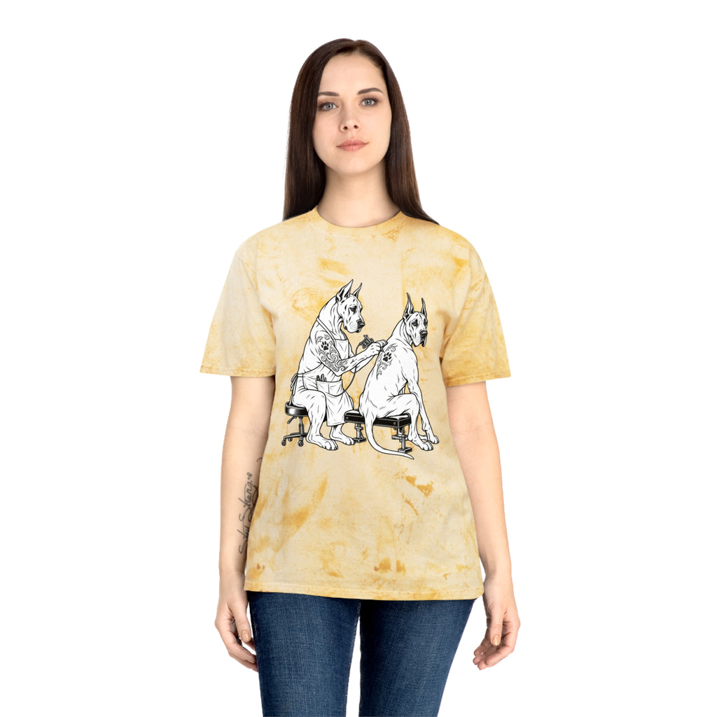 Tattoo Studio Dog Tattoo T-Shirt — Wright Family Tattoo Logo Tee