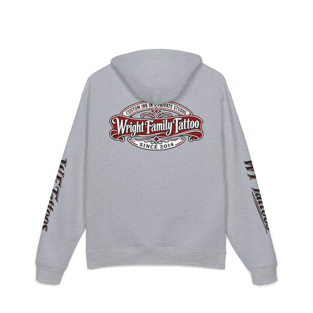 Wright Family Tattoo Logo Hoodie – Vintage Tattoo Shop Pullover