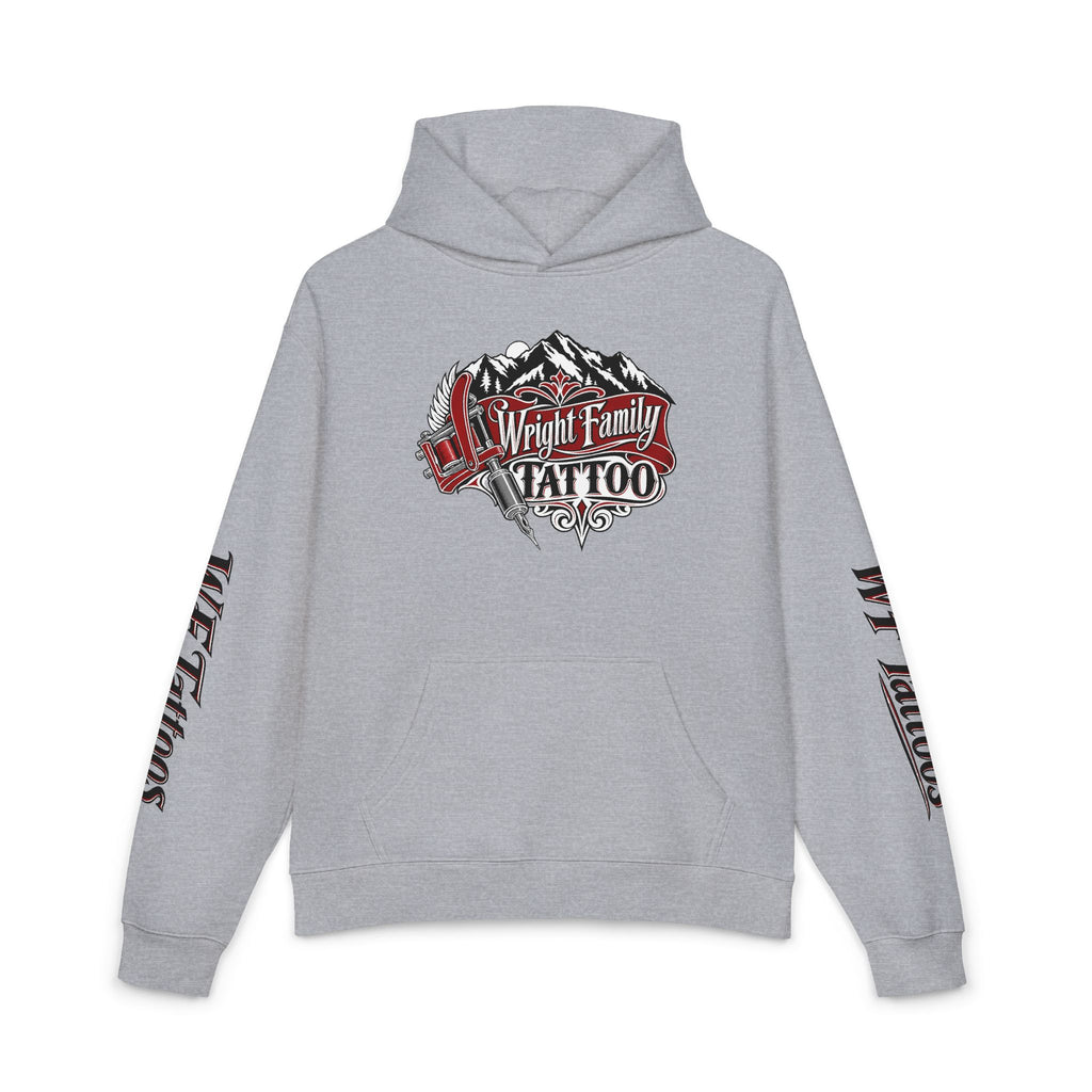 Wright Family Tattoo Logo Hoodie – Vintage Tattoo Shop Pullover
