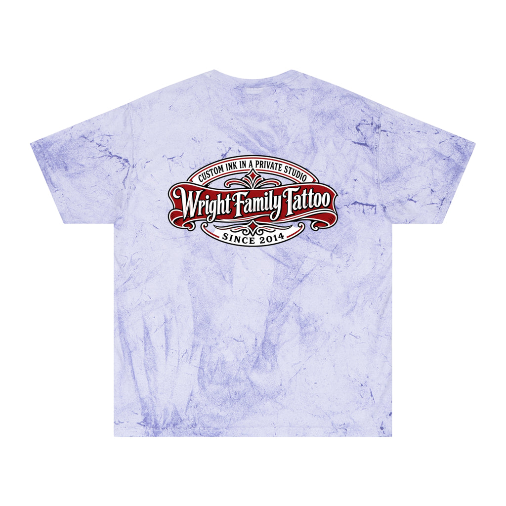 Tattoo Studio Dog Tattoo T-Shirt — Wright Family Tattoo Logo Tee