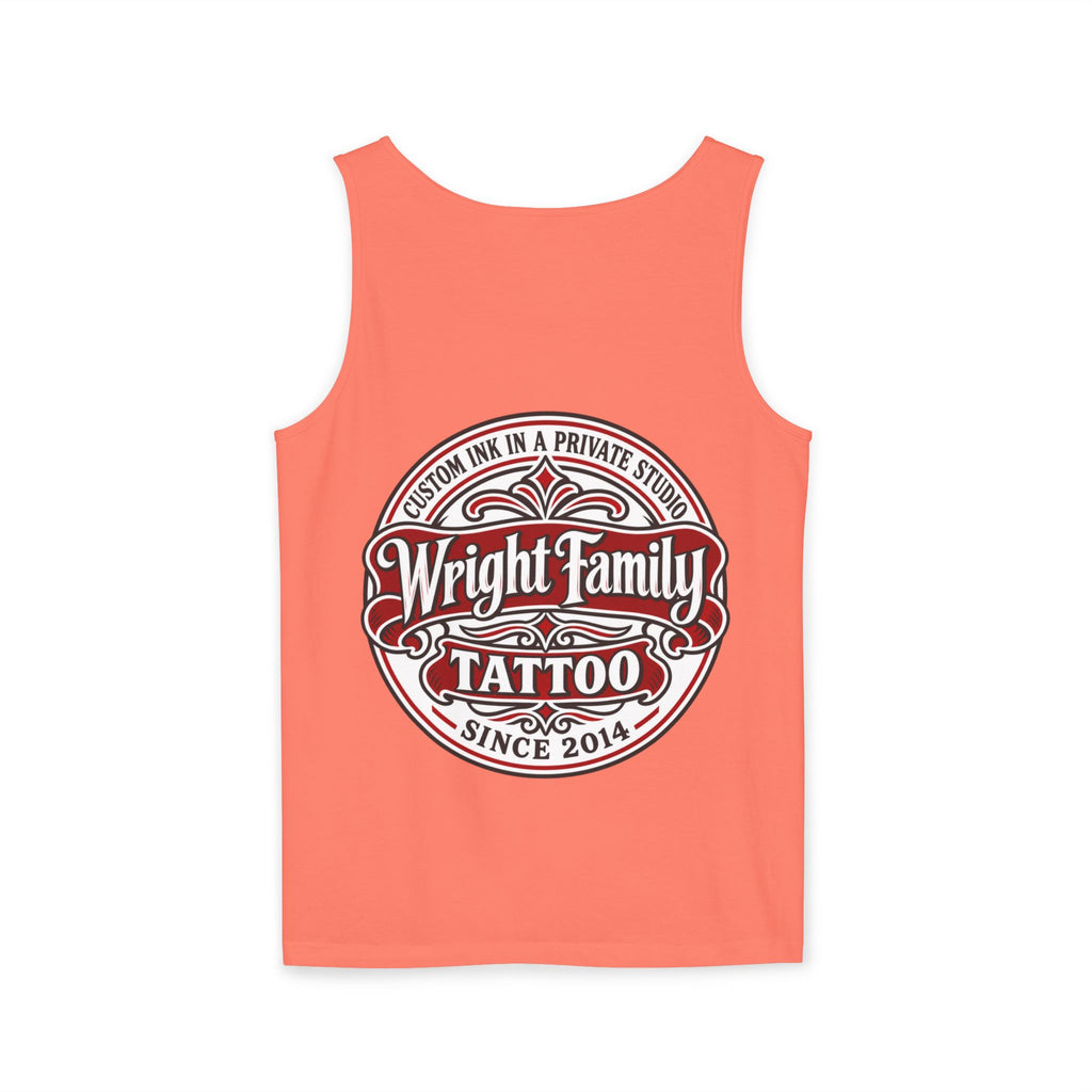 Great Dane Heart Mom Portrait Tank Top – Vintage Tattoo-Style Dog Graphic
