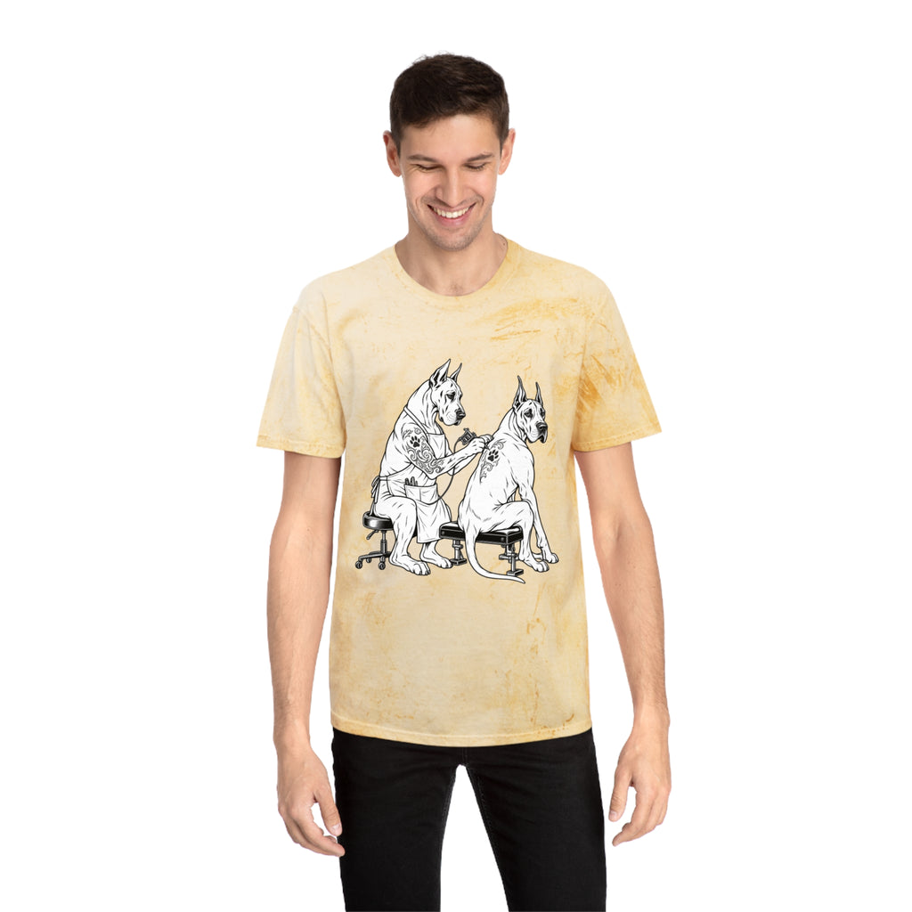 Tattoo Studio Dog Tattoo T-Shirt — Wright Family Tattoo Logo Tee