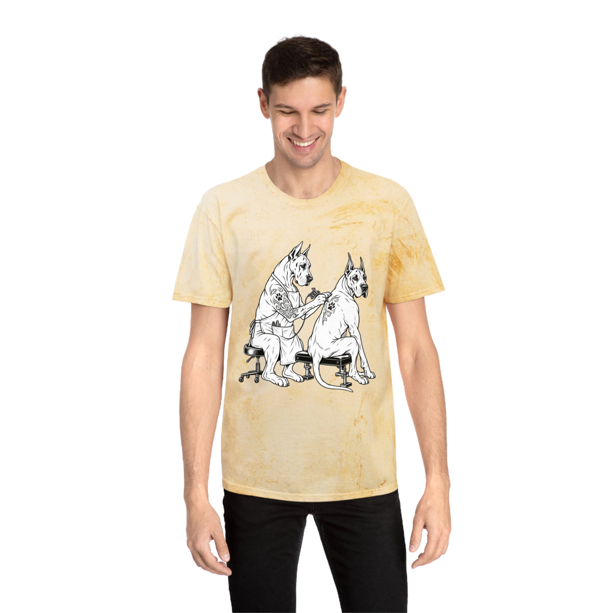 Tattoo Studio Dog Tattoo T-Shirt — Wright Family Tattoo Logo Tee