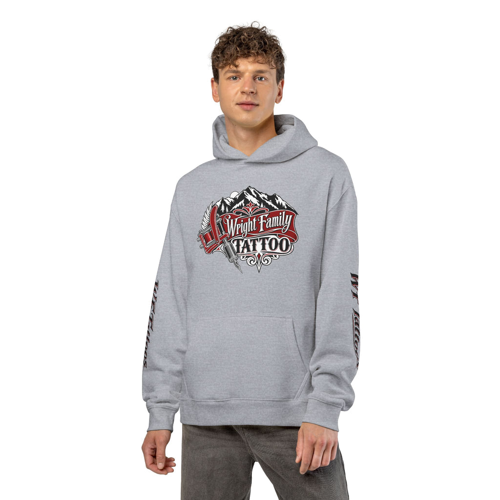 Wright Family Tattoo Logo Hoodie – Vintage Tattoo Shop Pullover
