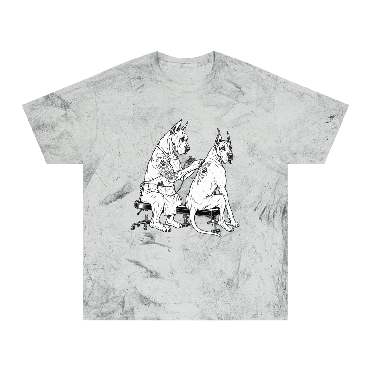 Tattoo Studio Dog Tattoo T-Shirt — Wright Family Tattoo Logo Tee