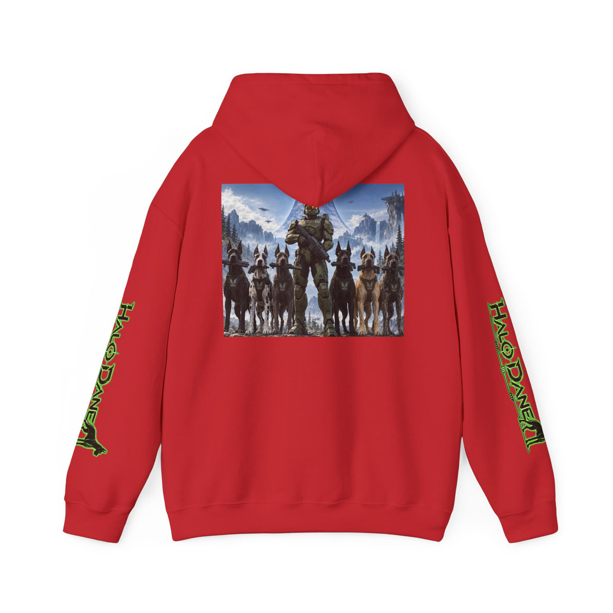 Halo Infinite Master Chief Hoodie — Video Game Dane Squad Pullover