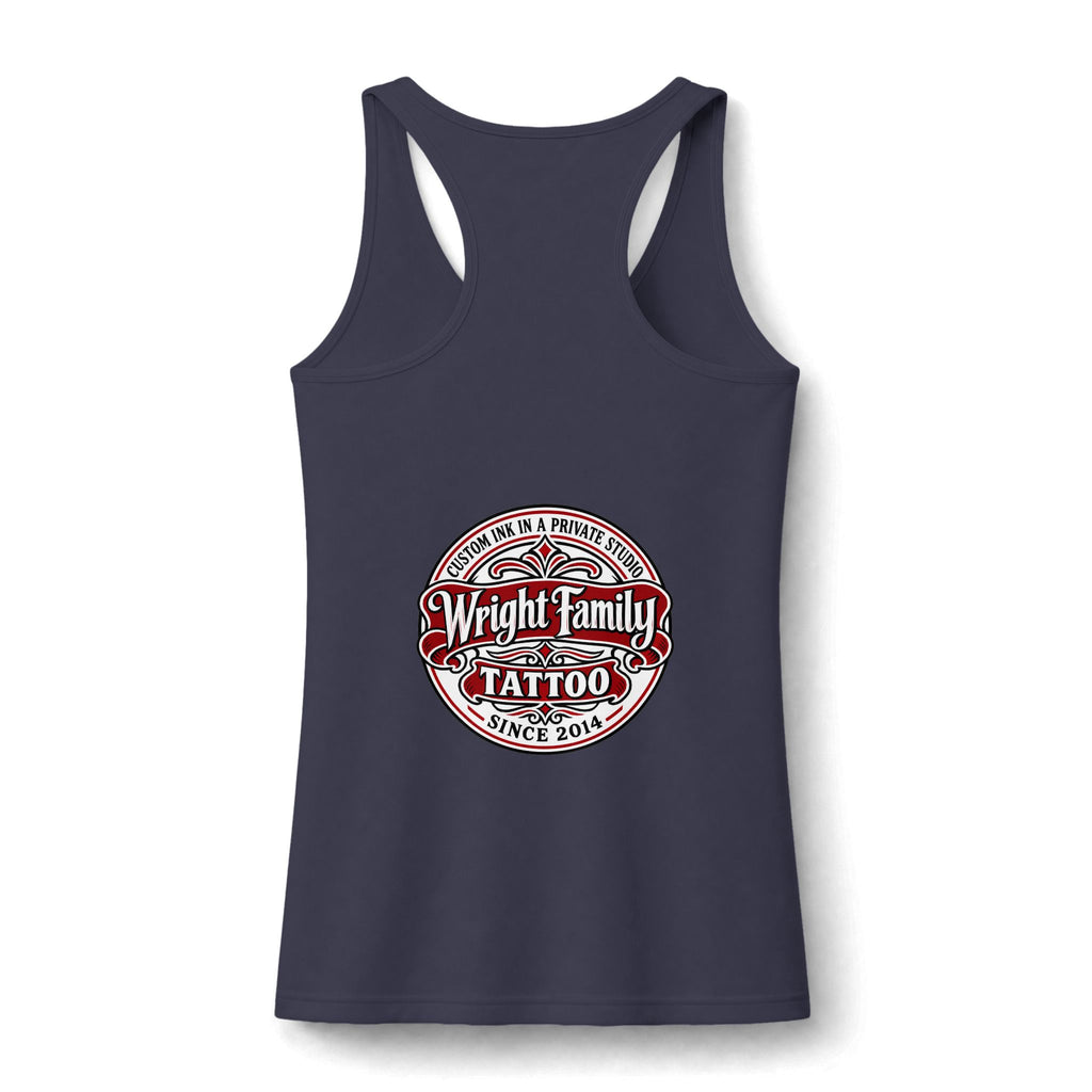 WF Tattoos Small Dog Lava tank