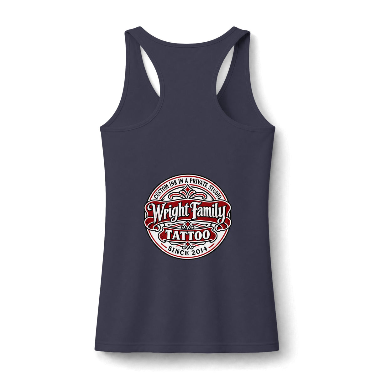 WF Tattoos Small Dog Lava tank