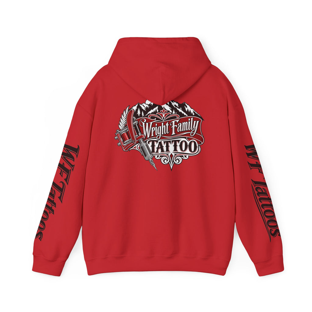 Wright Family Tattoo Hoodie — Vintage Shop Logo Pullover