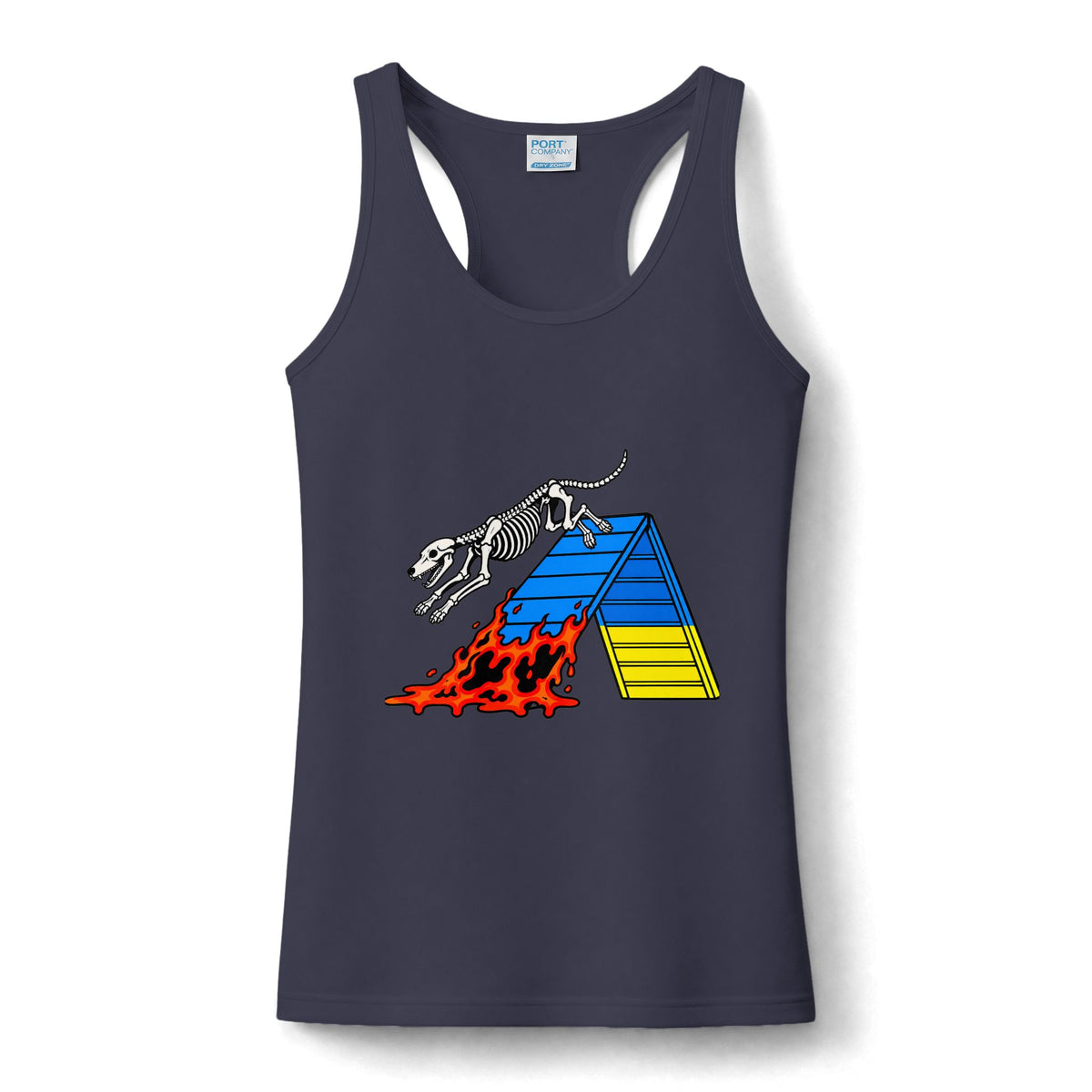 WF Tattoos Large dog Lava Tank