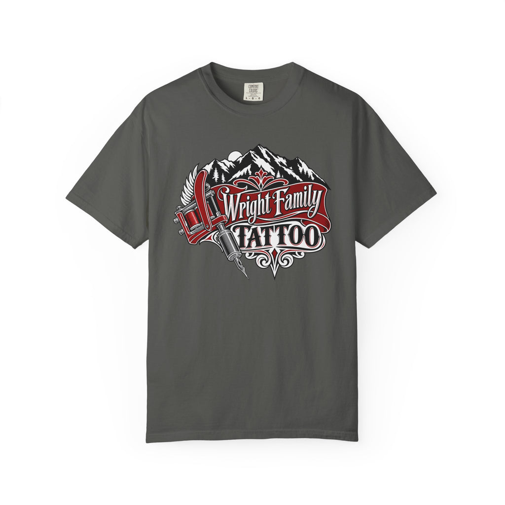 Tattoo Shop T-Shirt — Wright Family Tattoo Logo Tee