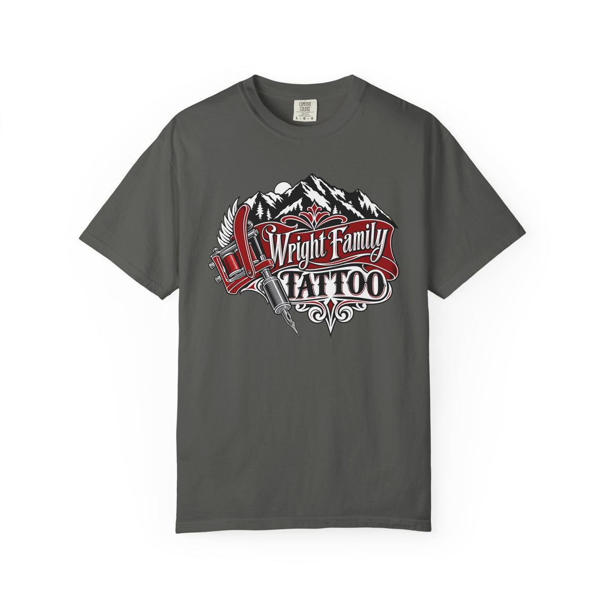 Tattoo Shop T-Shirt — Wright Family Tattoo Logo Tee