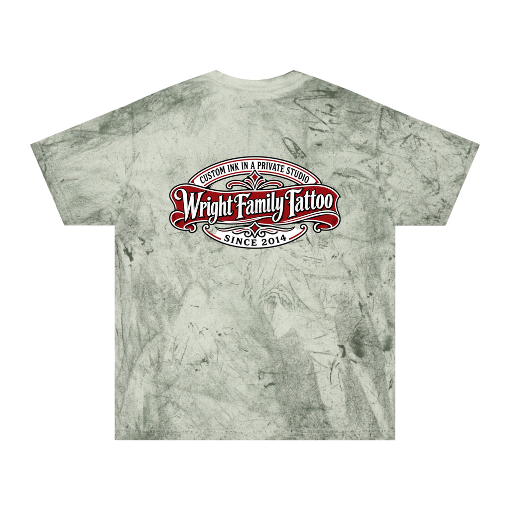Tattoo Studio Dog Tattoo T-Shirt — Wright Family Tattoo Logo Tee