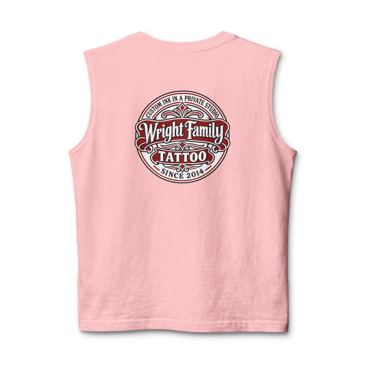 Tattoo Parlor Danes Muscle Tank — Vintage "Wright Family Tattoo" Design
