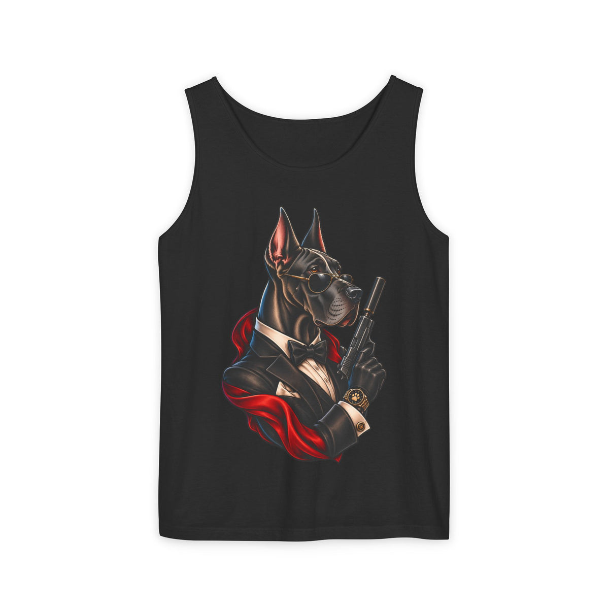 WF Tattoo Great Dane James Bond Tank
