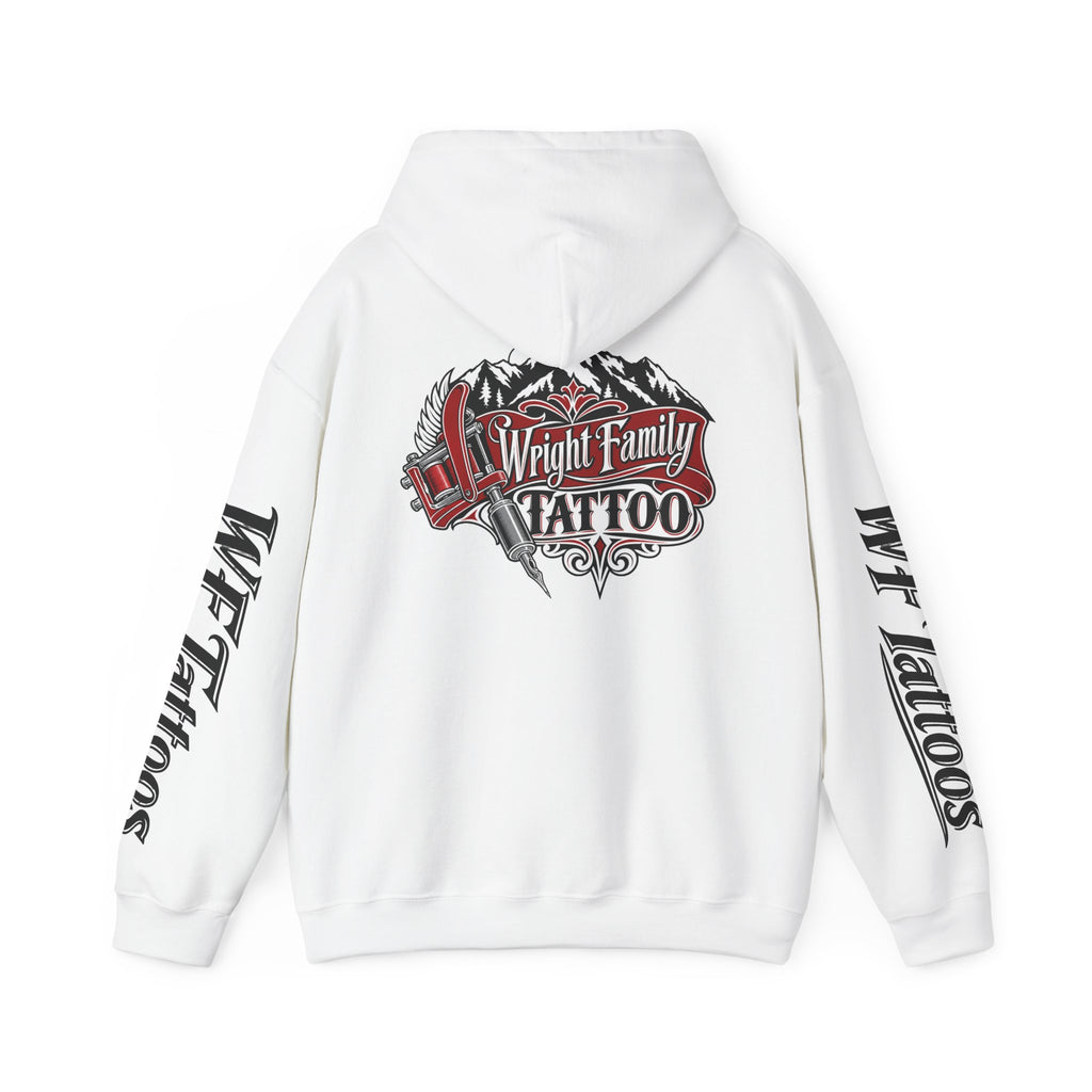 Wright Family Tattoo Hoodie — Vintage Shop Logo Pullover