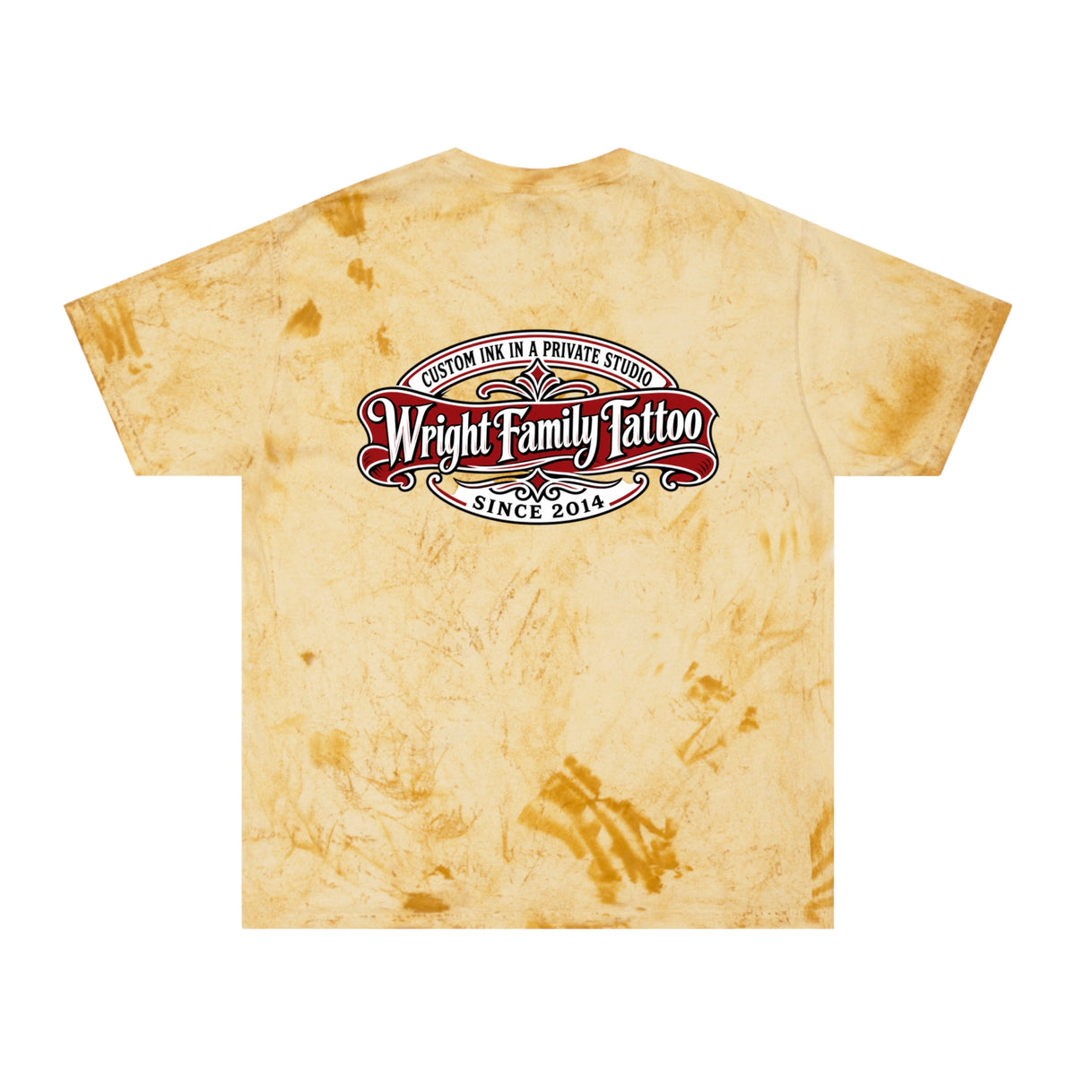 Tattoo Studio Dog Tattoo T-Shirt — Wright Family Tattoo Logo Tee