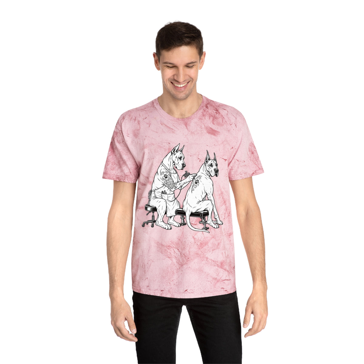 Tattoo Studio Dog Tattoo T-Shirt — Wright Family Tattoo Logo Tee