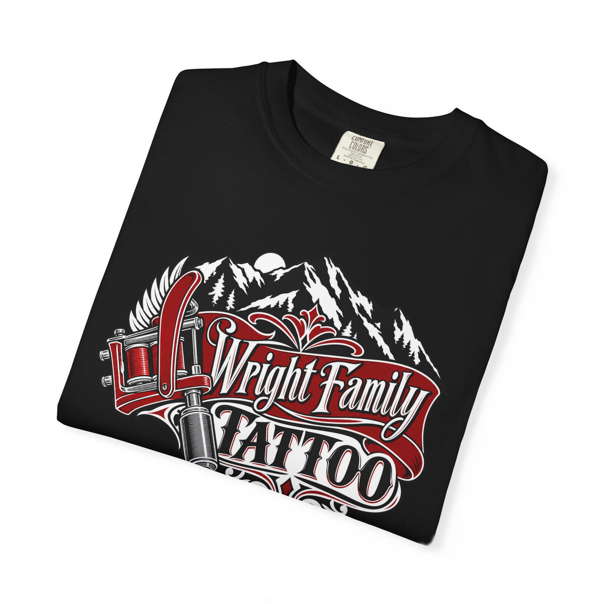 Tattoo Shop T-Shirt — Wright Family Tattoo Logo Tee