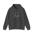 Grimm Gothic Hoodie — Vintage Black Dog Crest Pullover