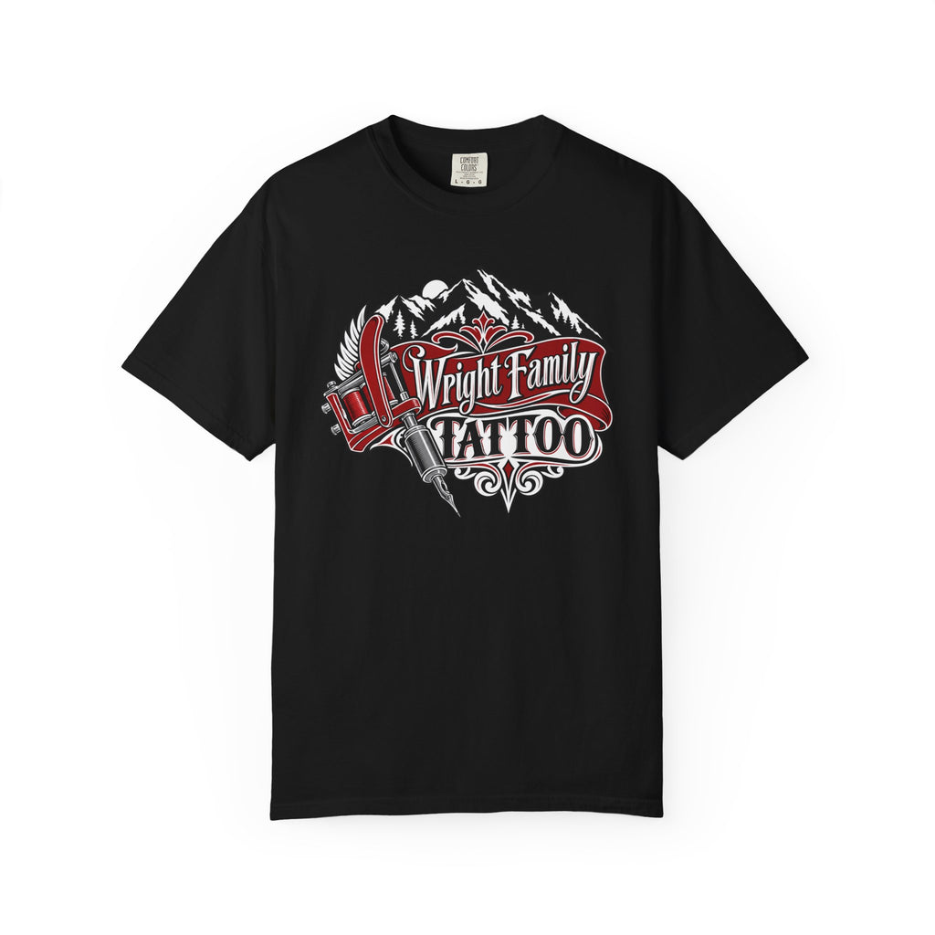 Tattoo Shop T-Shirt — Wright Family Tattoo Logo Tee