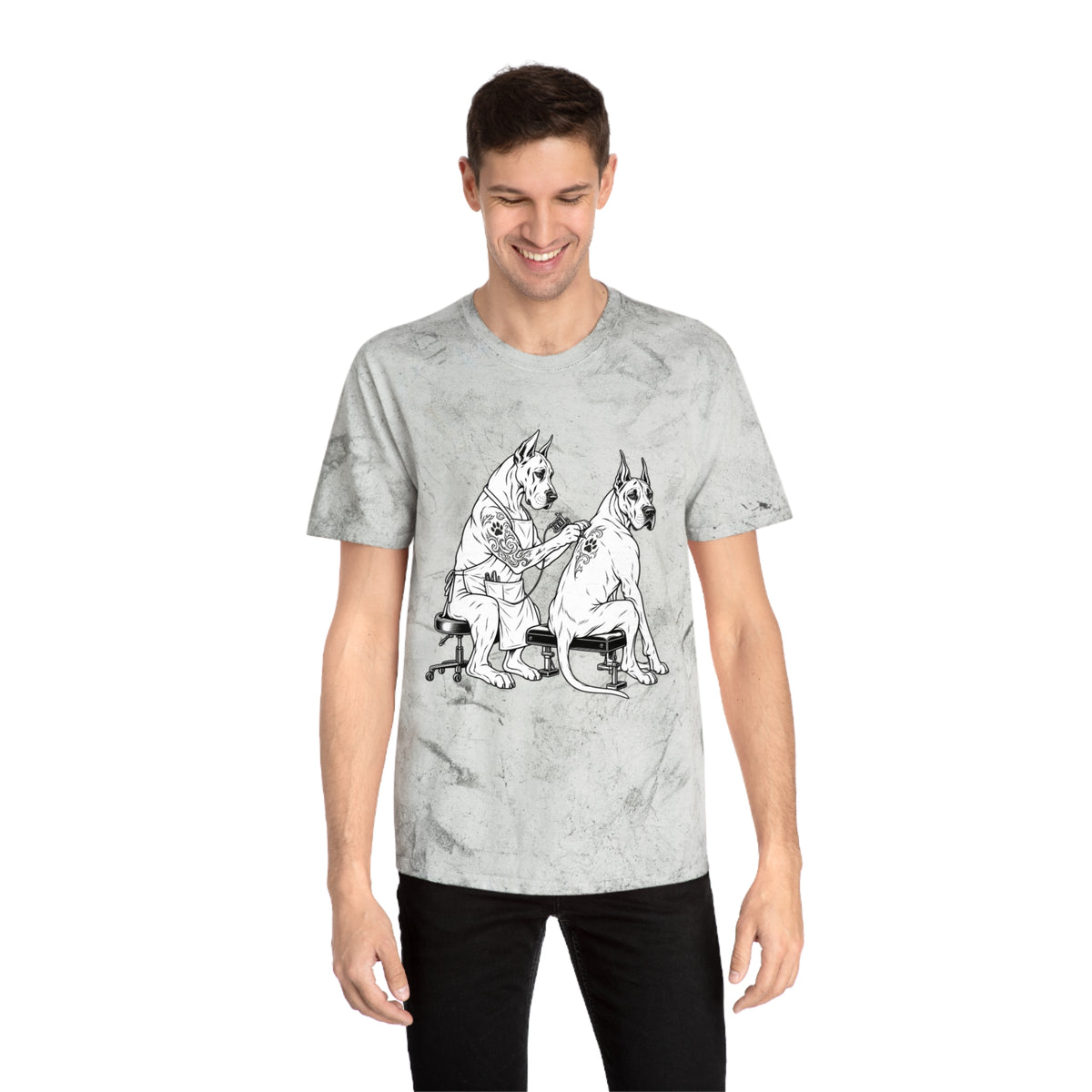 Tattoo Studio Dog Tattoo T-Shirt — Wright Family Tattoo Logo Tee